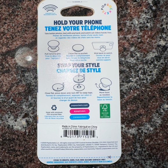 NWT PopSocket PopGrip - Picture 3 of 3